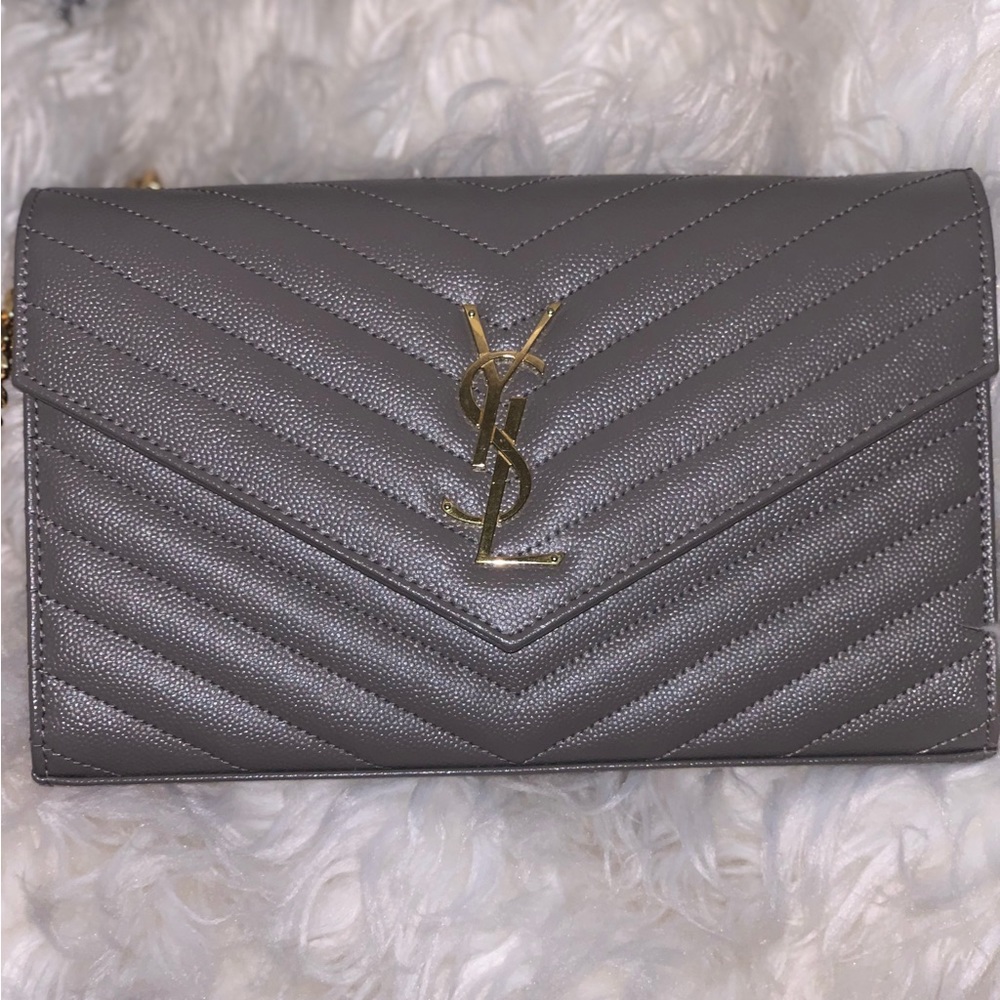 Authentic YSL Large Chain Wallet